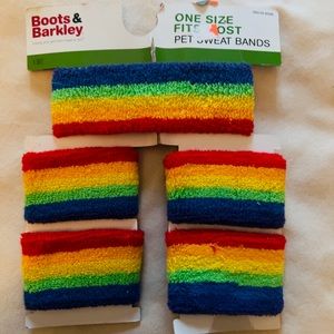 Rainbow Pet sweatbands